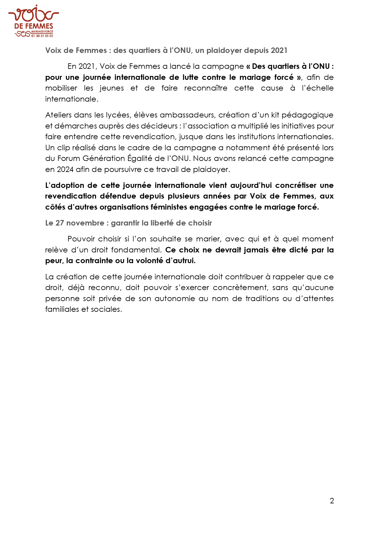 CP journée internationale page